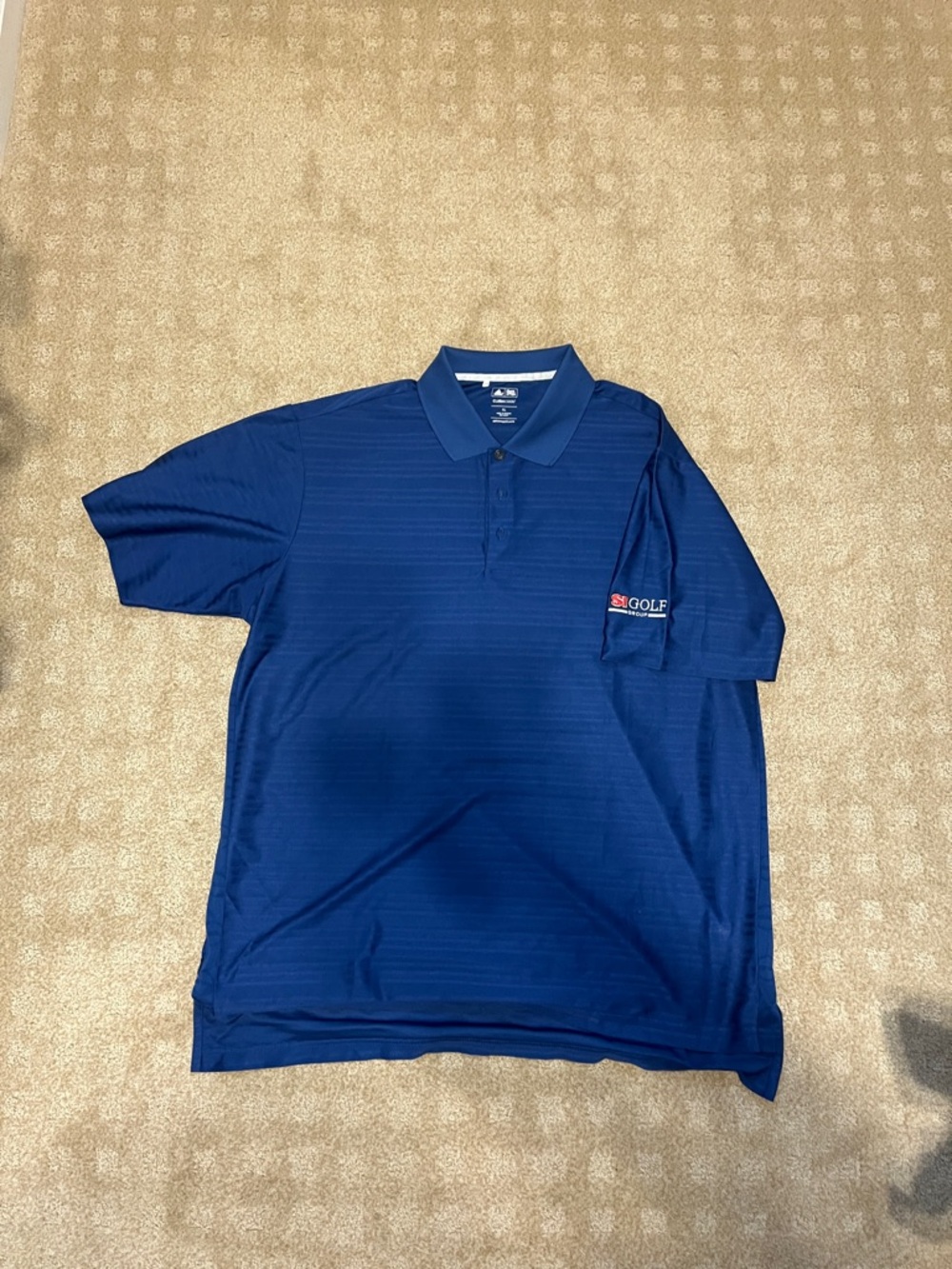 Adidas ClimaCool Men’s Blue Golf Polo Shirt Sports illustrated Golf